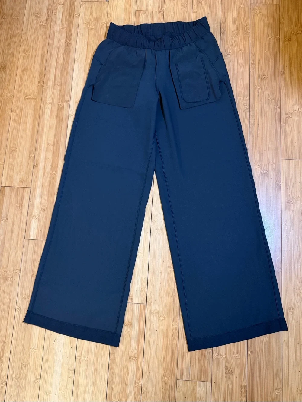 lululemon athletica Black Wide-Leg Drawstring Pants